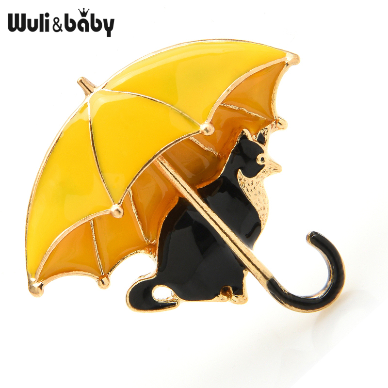 Women'S Fashion Umbrella - Wuli ve bebek Sevimli Kedi Şemsiye