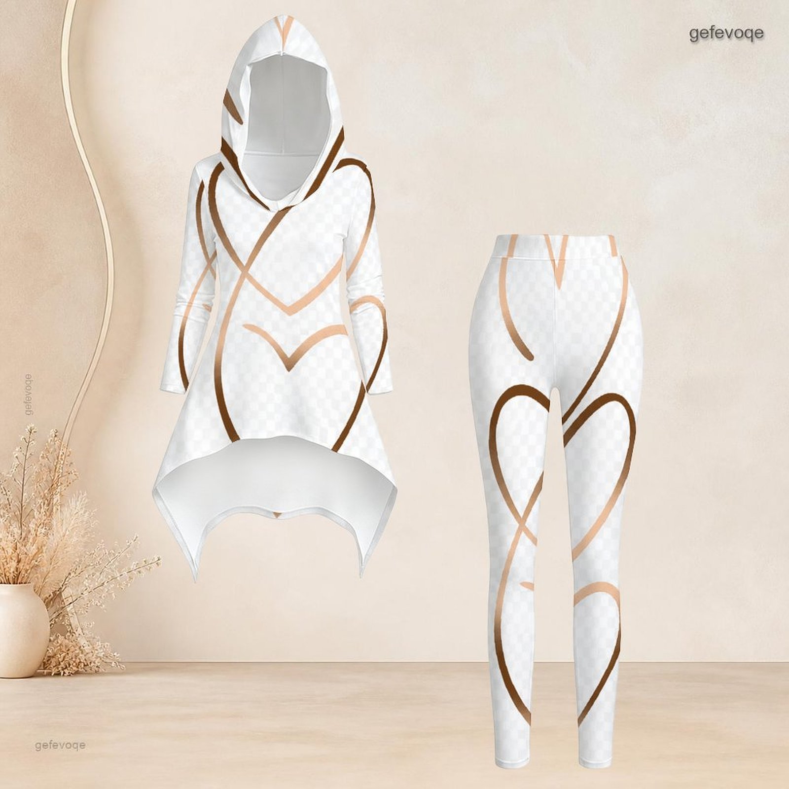 Women'S Fashion Suit - Moda Kadın Günlük 2 Parça Takım