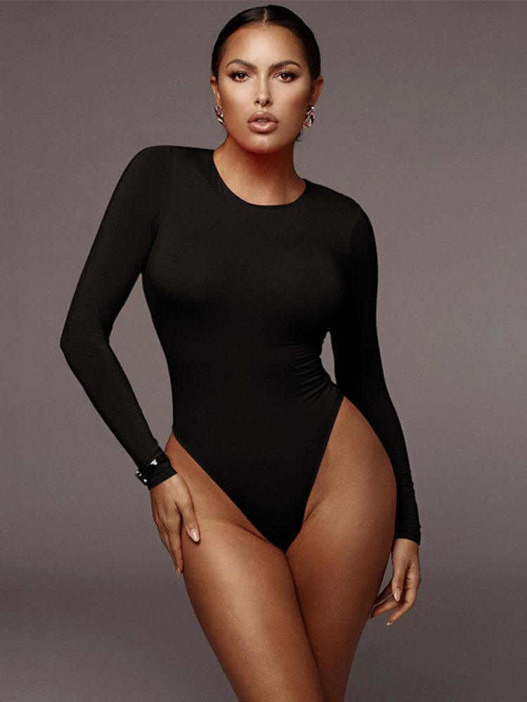 O Boyun Uzun Kollu Katı Beyaz  - Turtleneck Bodysuit incelemesi ve fiyatı