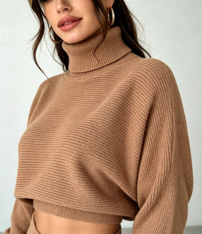 Kadın Balıkçı Yaka Örgü İki Pa - Turtleneck Bodysuit incelemesi ve fiyatı